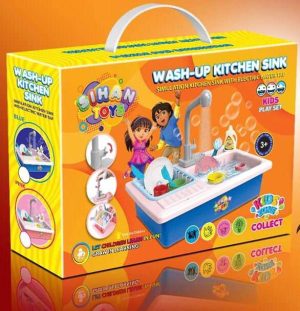 اسباب بازی سینک ظرفشویی باطری خور sihan toys
