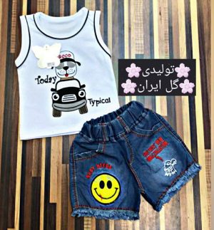 رکابی و شورت گل ایران مدل6771