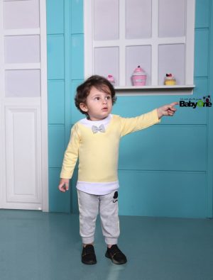 بلوز شلوار پاپیون پسرانه بی بی وان کد 220