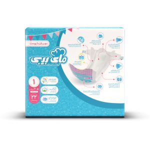 پوشک مای بیبی سایز 1 - بسته22 عددی