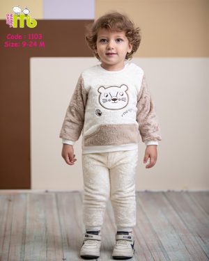 بلوز شلوار گلدوزی ببر 1103 مهتا