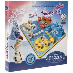 منچ و مار پله چوبی کادویی مدل فروزن