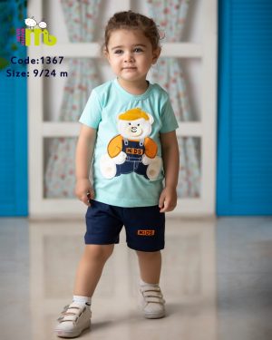 بلوز شورت خرس نشسته مهتا کد 1367