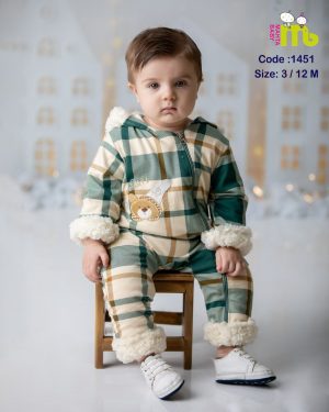 سرهمی چهار خونه سبز 1451 مهتا