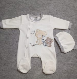 سرهمی مخمل 802 پوشانک طرح سه خرس