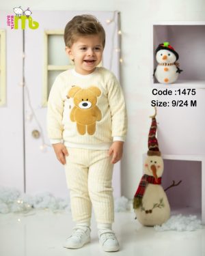 بلوز شلوار خرس ایستاده 1475 مهتا