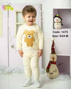 بلوز شلوار خرس ایستاده 1475 مهتا