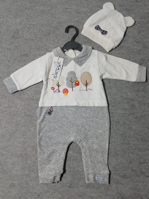 سرهمی مخمل طرح درخت باروک کد 700