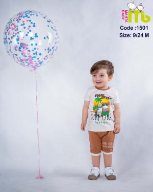 تیشرت و شلوارک خرس اسکی مهتا کد 1501