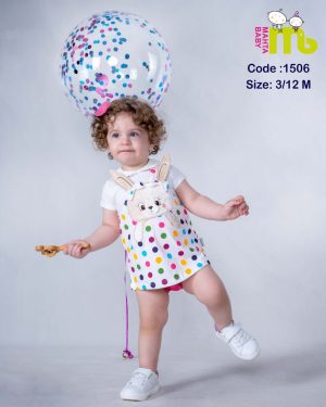 دو تیکه بادی خال رنگی خرگوش مهتا کد 1506