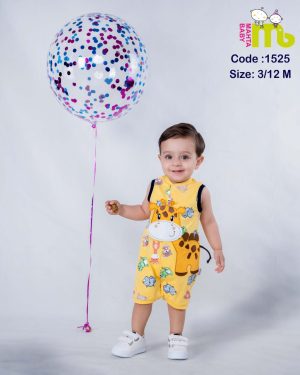 رامپرز رکابی گلدوزی زرافه مهتا کد 1525