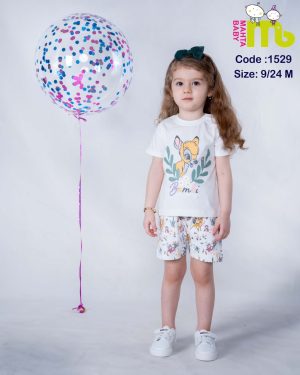 تیشرت شلوارک آهو مهتا کد 1529