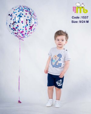 تیشرت شلوارک خرس ولنگر مهتا کد 1537