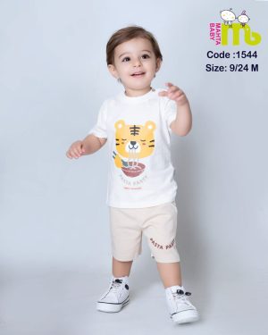 تیشرت شلوارک گربه مهتا کد 1544