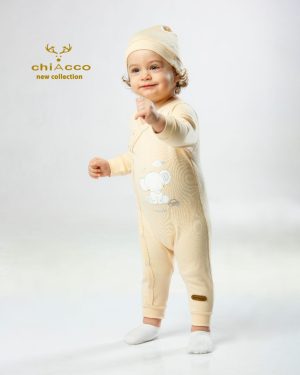 سرهمی کلاهدار چیاکو طرح فیل کوچولو کرم