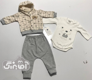 سه تیکه سوئیشرت شلوار تدی 748 پوشانک