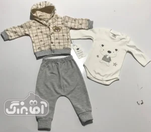 سه تیکه سوئیشرت شلوار تدی 748 پوشانک