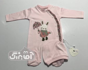 سرهمی 757 پوشانک طرح خرگوش و چتر صورتی