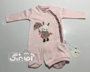 سرهمی 757 پوشانک طرح خرگوش و چتر صورتی
