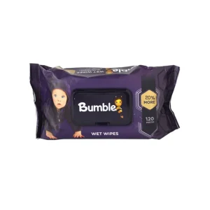 دستمال مرطوب کودک بامبل bumble بسته 120 عددی