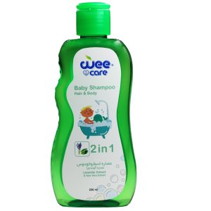 شامپو سبز سر و بدن کودک عصاره اسطوخودوس و عصاره آلوئه ورا حجم 230 میلی لیتر وی کر