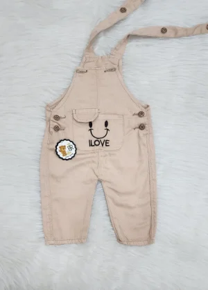 پیشبندی کتان بهار طرح لبخند ilove