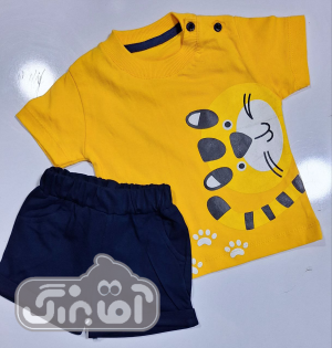 تیشرت شلوارک استپ طرح ببر کد 147
