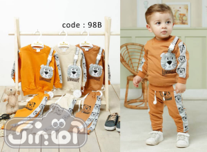 بلوز و شلوار الچی ببر love baby کد 98