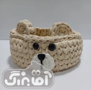 سبد لوسیون خرس گوش دار کرم