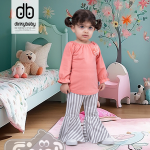 بلوز شلوار راه راه 1946 دینکی