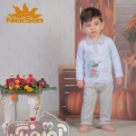 2 تکه نی نی سان طرح خرس و هندوانه