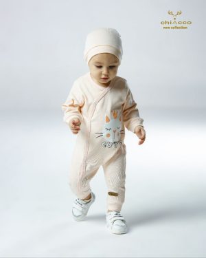 سرهمی کلاهدار چیاکو طرح گربه گلبهی