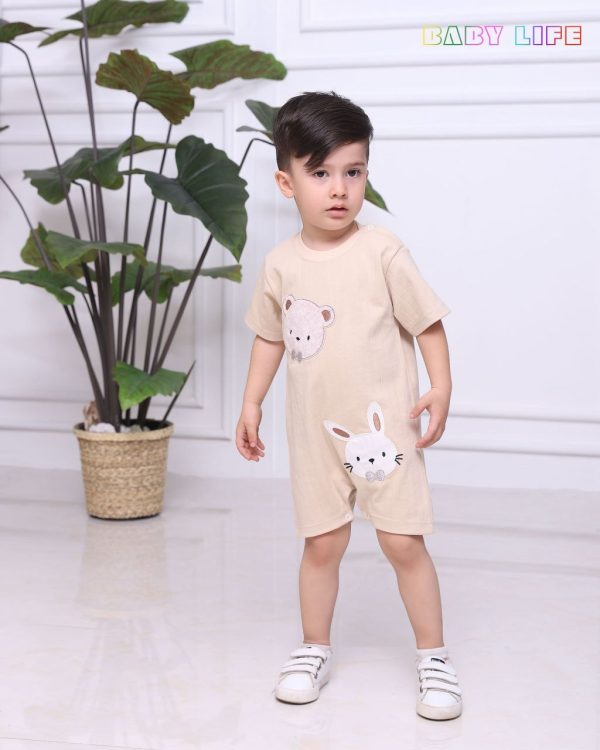 رامپرز طرح خرس و خرگوش پاپیون 624 بی بی لایف