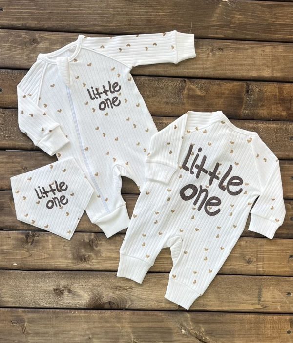 سرهمی زیپی بی بی وان طرح little one قلب