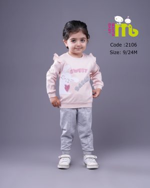 بلوز شلوار خرگوش و قلب مهتا کد 2106