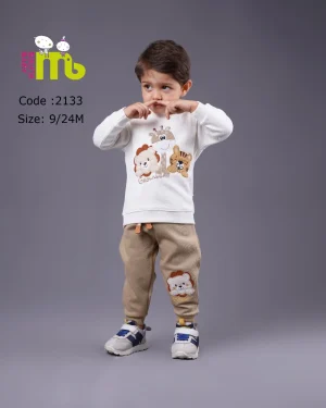 بلوز شلوار ببر زرافه شیر مهتا کد 2133