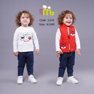 سه تیکه پافر گلدوزی ببر مهتا کد 2143