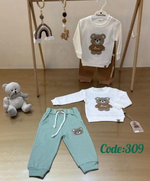 بلوز و شلوار خرس bear الچی کد 309