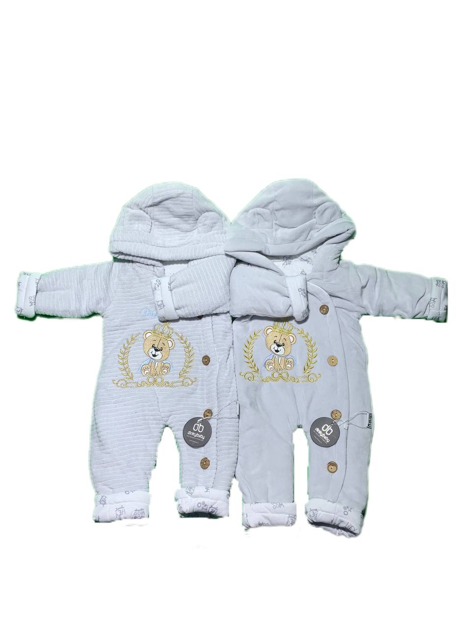 سرهمی مخمل خرس و تاج دینکی کد 2038