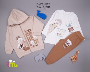 سه تیکه سوئیشرت دو خرس مهتا کد 2166