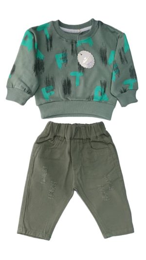 بلوز شلوار 803 الیزابت طرح حروف