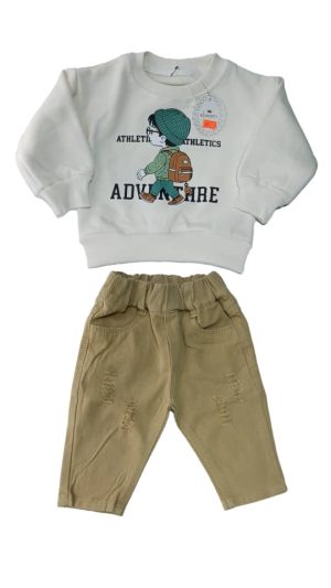 بلوز شلوار 807 الیزابت طرح پسرک