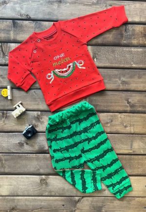 بلوز شلوار هندوانه بی بی وان