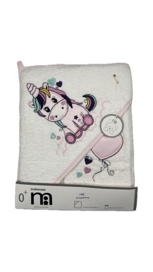 ست دو تکه حوله و لیف گلدوزی مادرکر تک شاخ