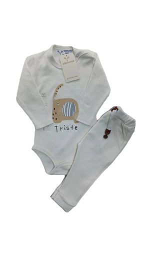 بادی و شلوار چیاکو طرح فیل راه راه