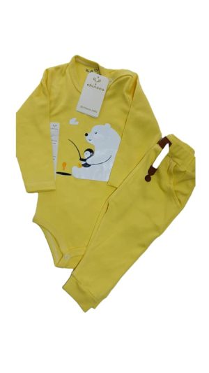 بادی و شلوار چیاکو طرح برناد و پنگوئن