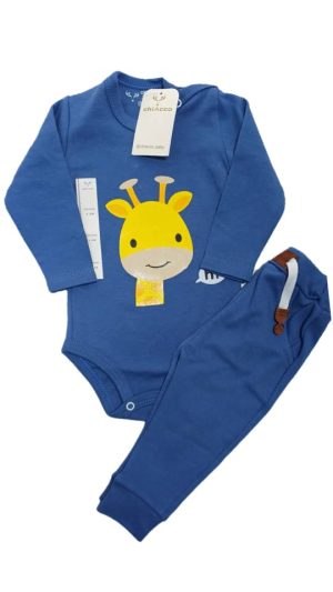 بادی و شلوار چیاکو طرح زرافه