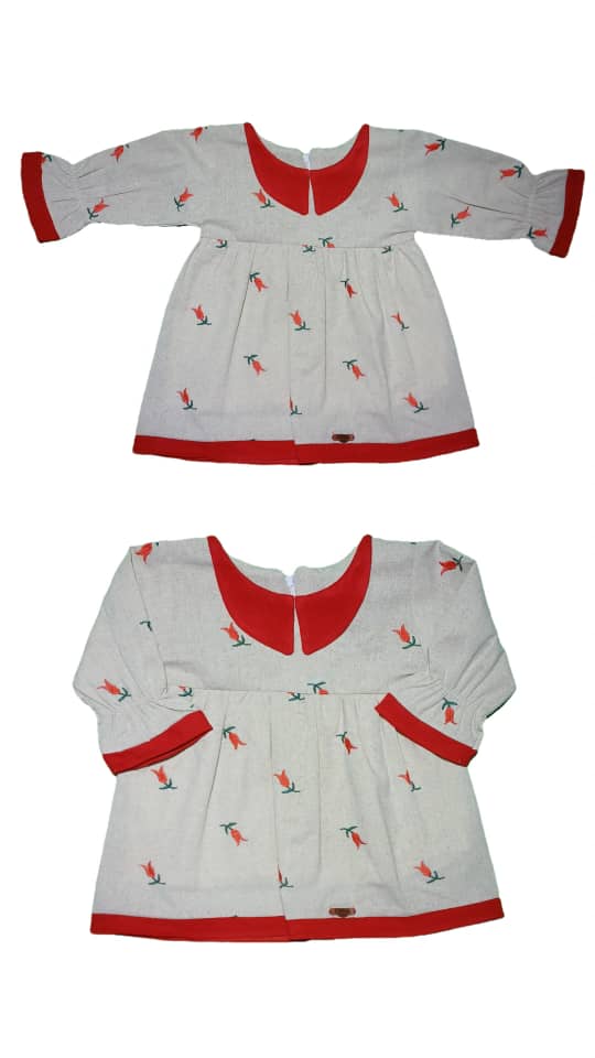 پیراهن لنین یلدایی لنا مد 2-1