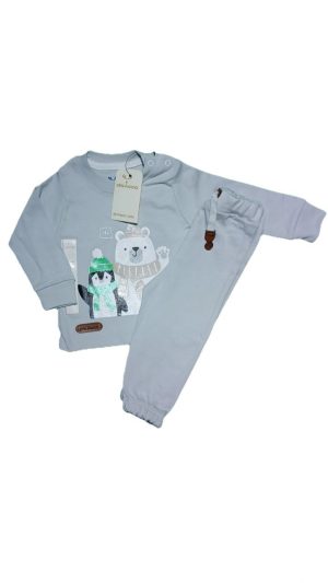 بلوز و شلوار چیاکو طرح خرس و پنگوئن