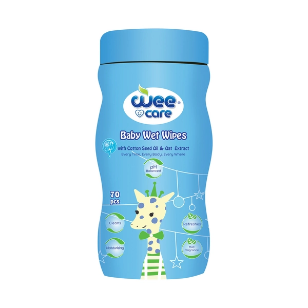 دستمال مرطوب استوانه ای روغن پنبه دانه وی